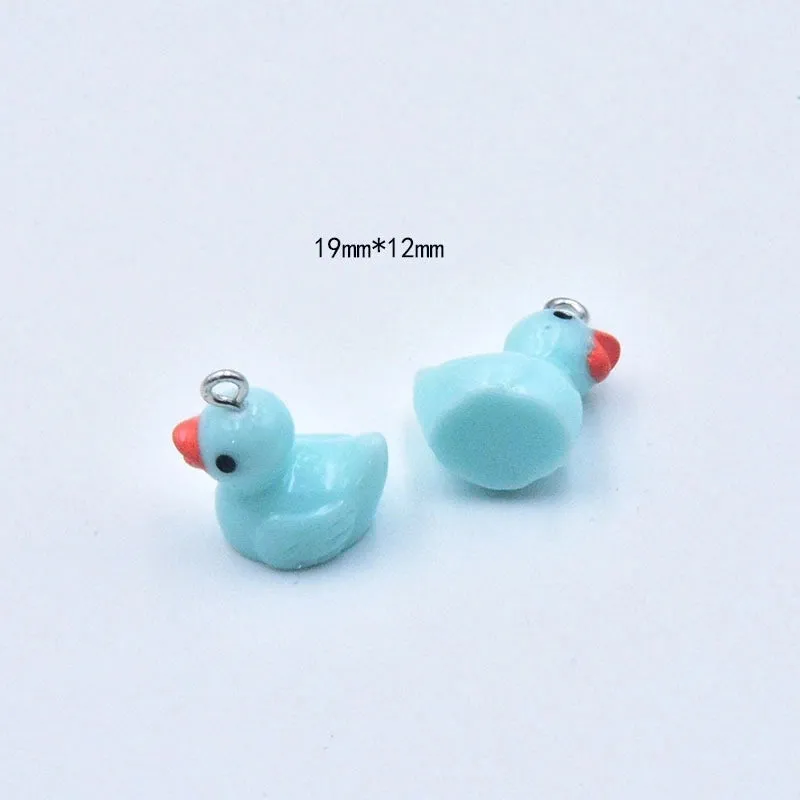 1 Piece 19 * 12mm Resin Duck Pendant