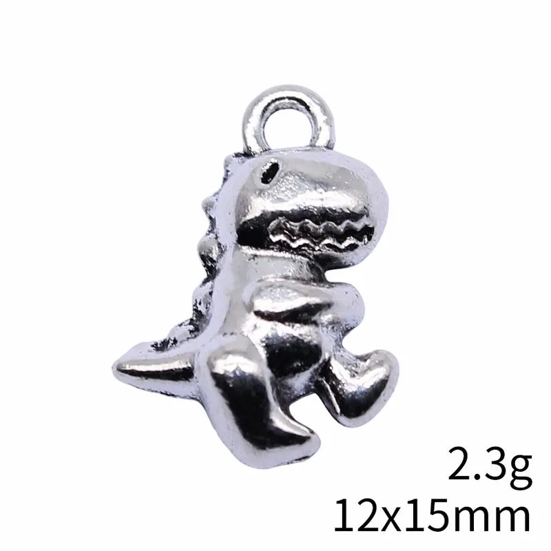 1 Piece Cute Dinosaur Alloy Plating Pendant Jewelry Accessories