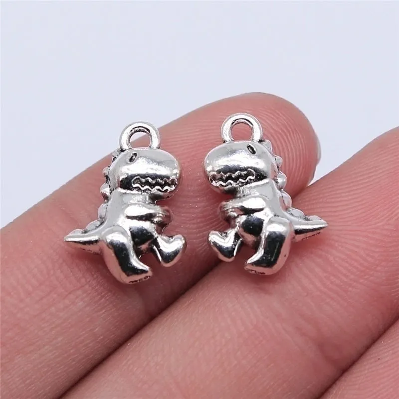 1 Piece Cute Dinosaur Alloy Plating Pendant Jewelry Accessories
