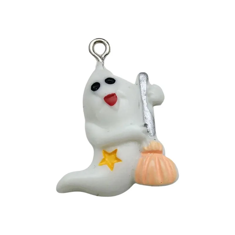 1 Piece Resin Pumpkin Hand Bat Pendant