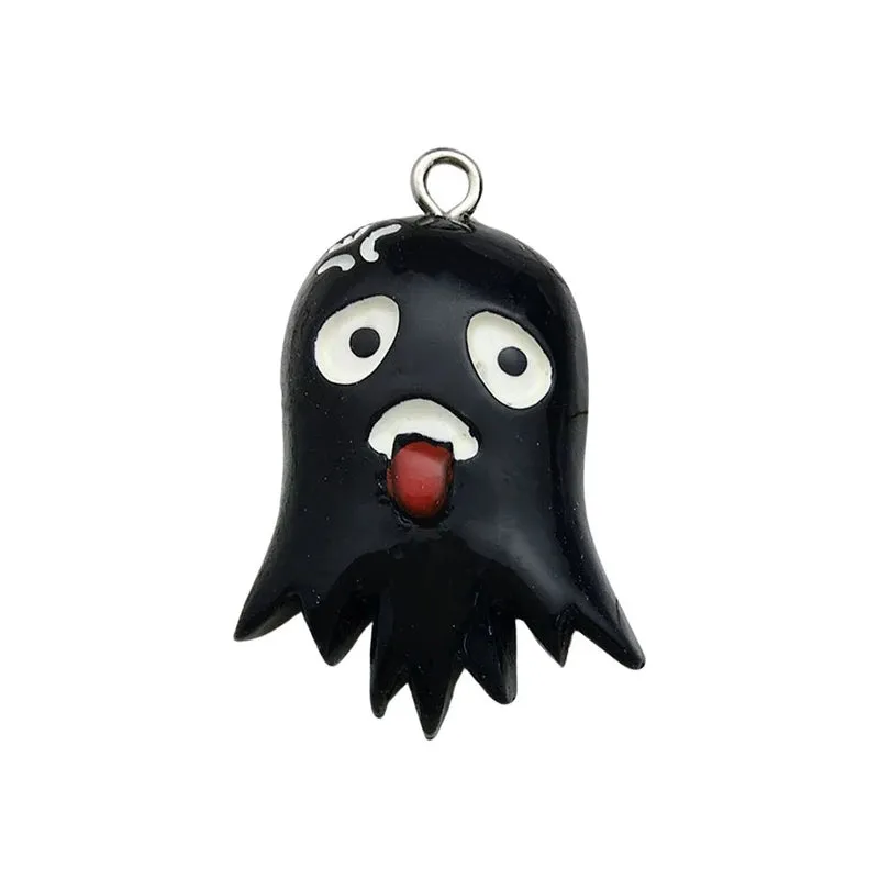 1 Piece Resin Pumpkin Hand Bat Pendant