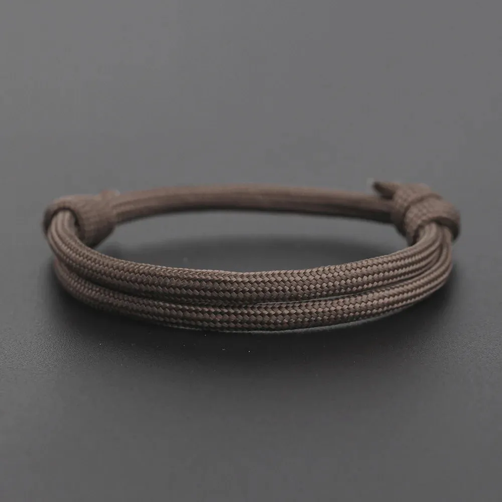 12 colors Minimalist Rope Bracelets Men Women Handmade Adjustable black Bracelet Couple Braclet Best Friend Gift