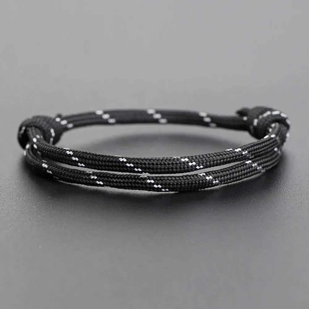 12 colors Minimalist Rope Bracelets Men Women Handmade Adjustable black Bracelet Couple Braclet Best Friend Gift