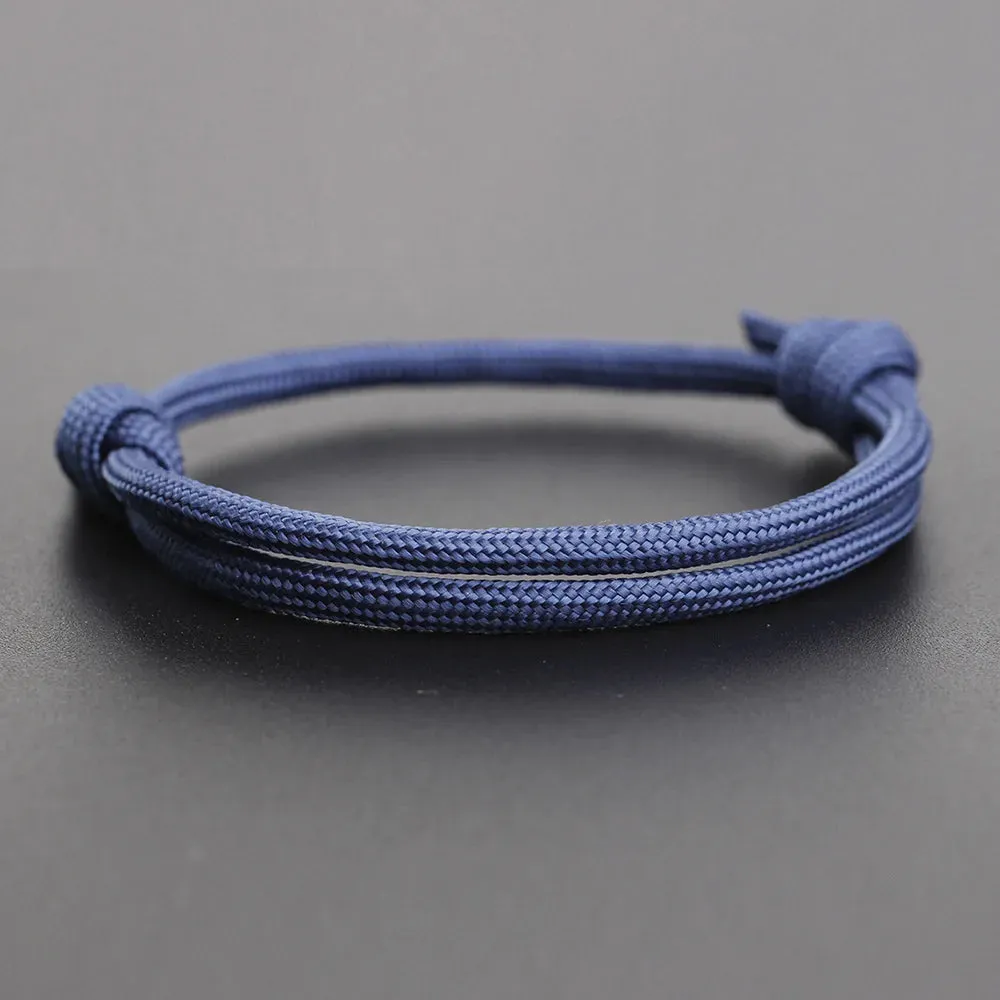 12 colors Minimalist Rope Bracelets Men Women Handmade Adjustable black Bracelet Couple Braclet Best Friend Gift