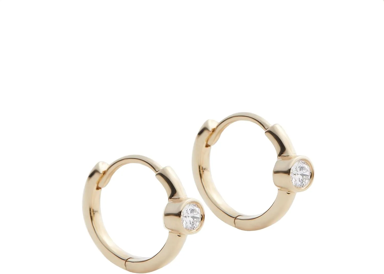 14k Solid Gold Diamond Earrings Series,DEF VS~VVS, No fading, No allergies, Non gold-plating,Lab grown Diamond