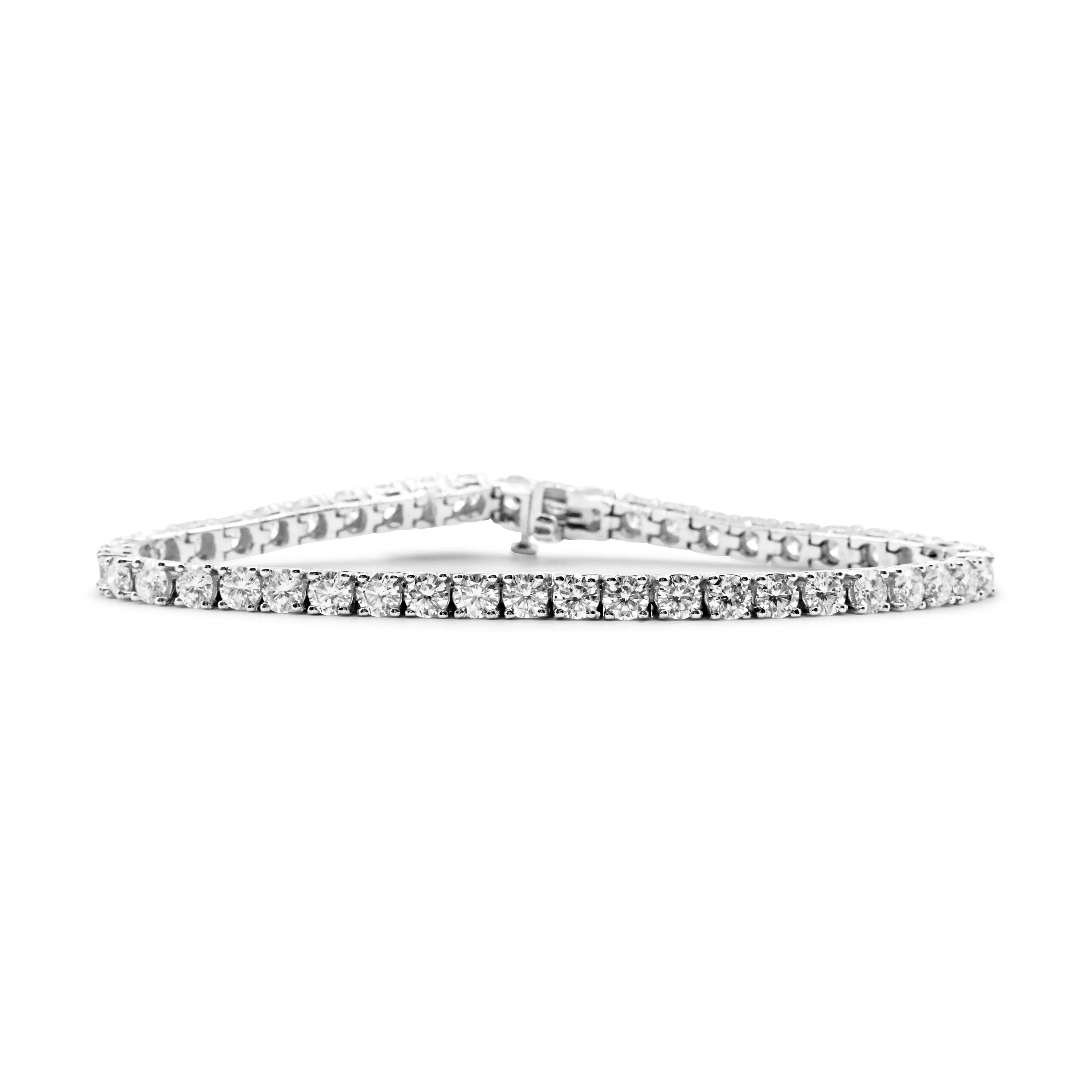 14k Tennis Bracelet 9.8 Ctw Lab Made Diamonds