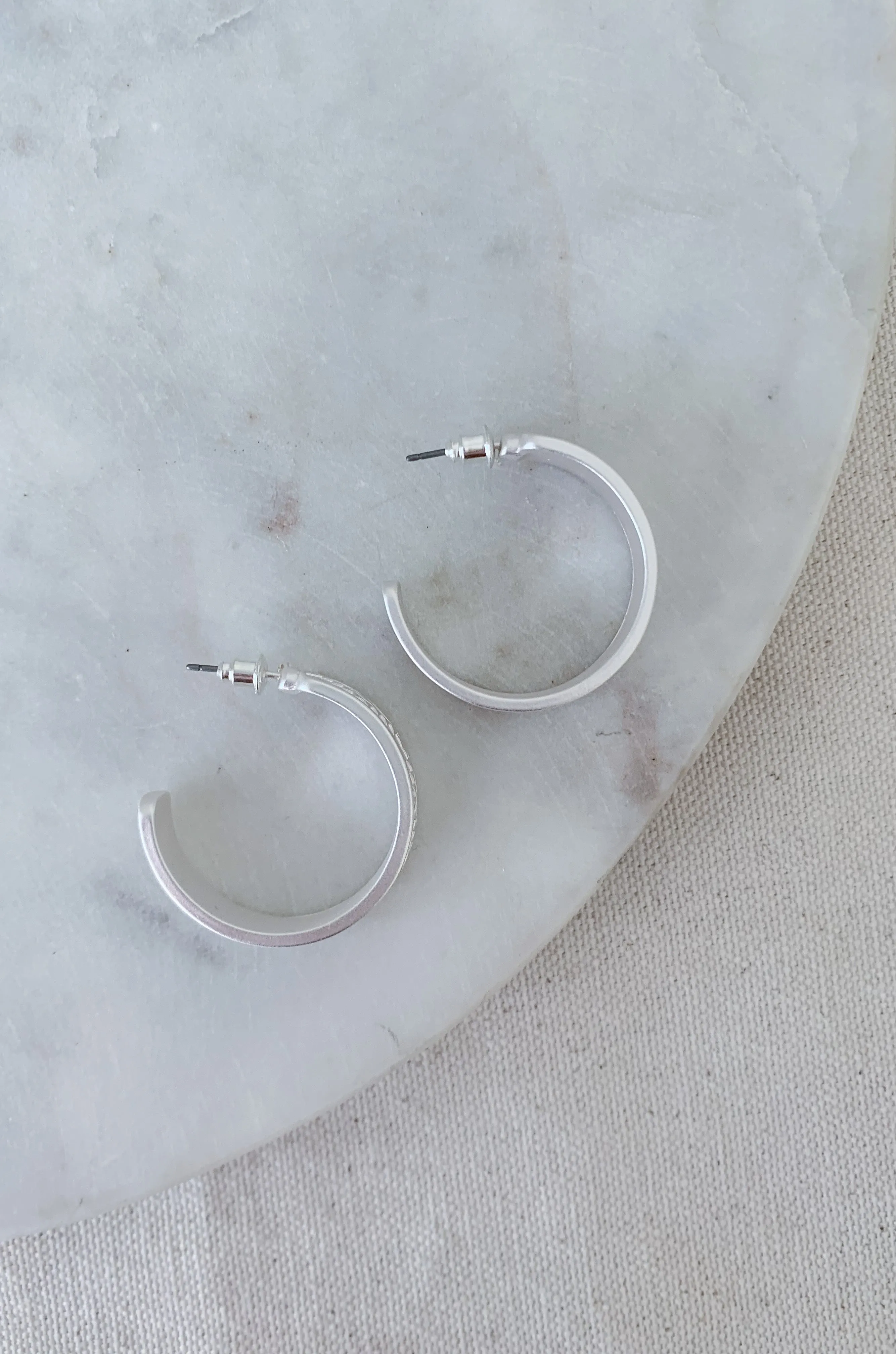 1" Aztec Stamped Hoops