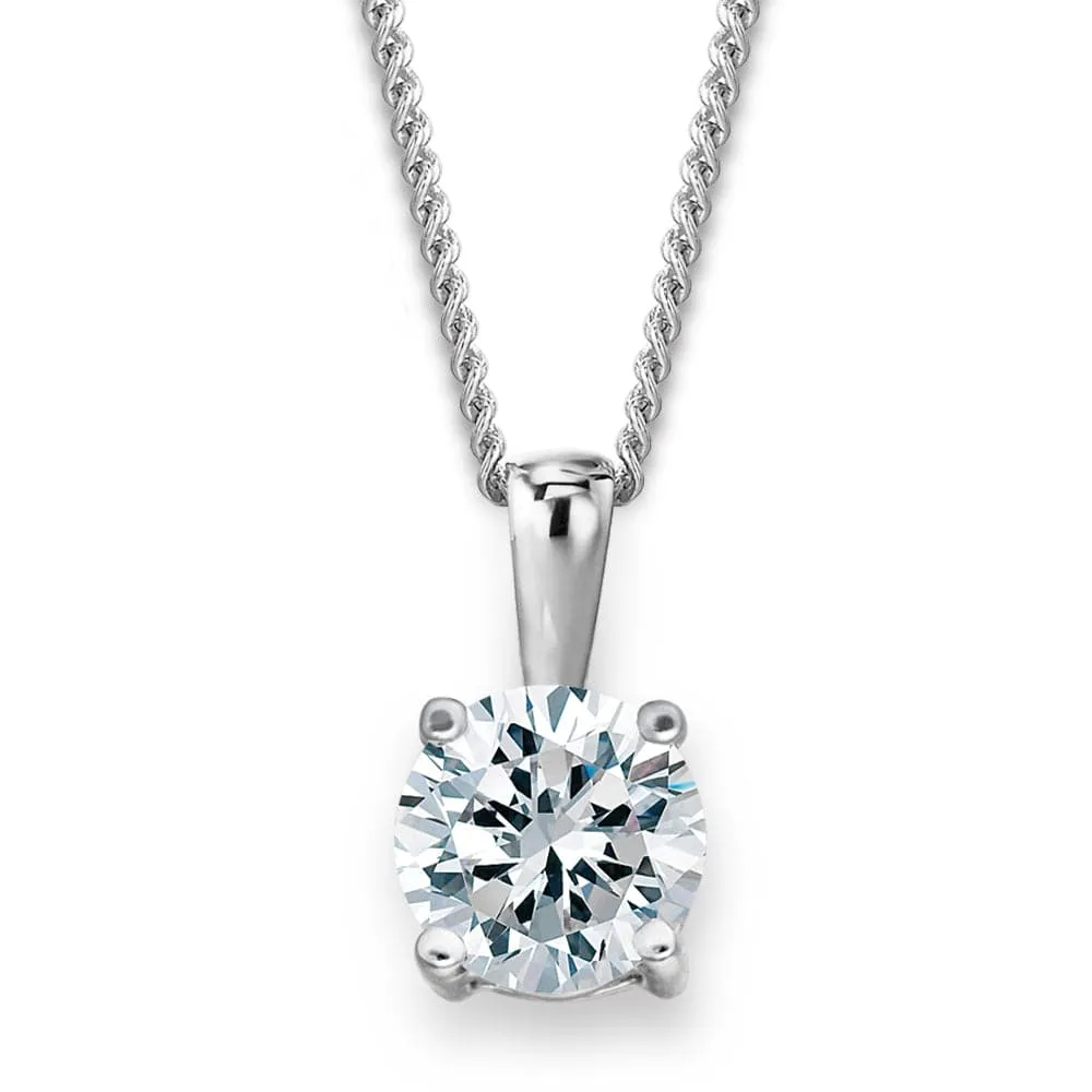 2 ct. Solitaire Pendant