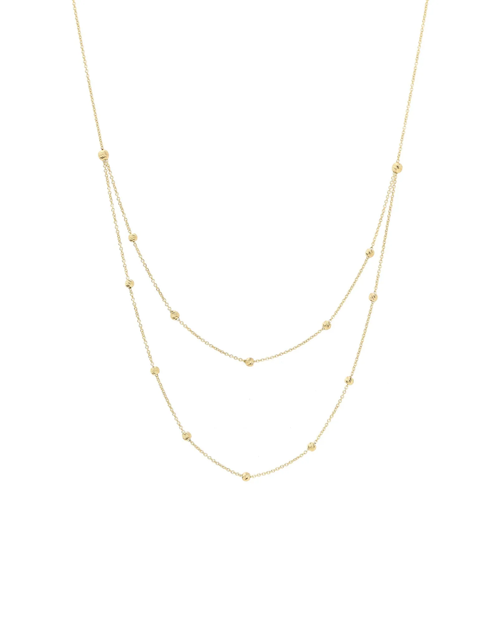 2 Row Satellite Necklace