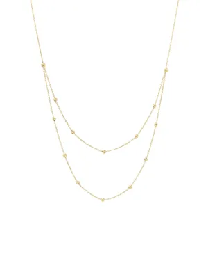 2 Row Satellite Necklace