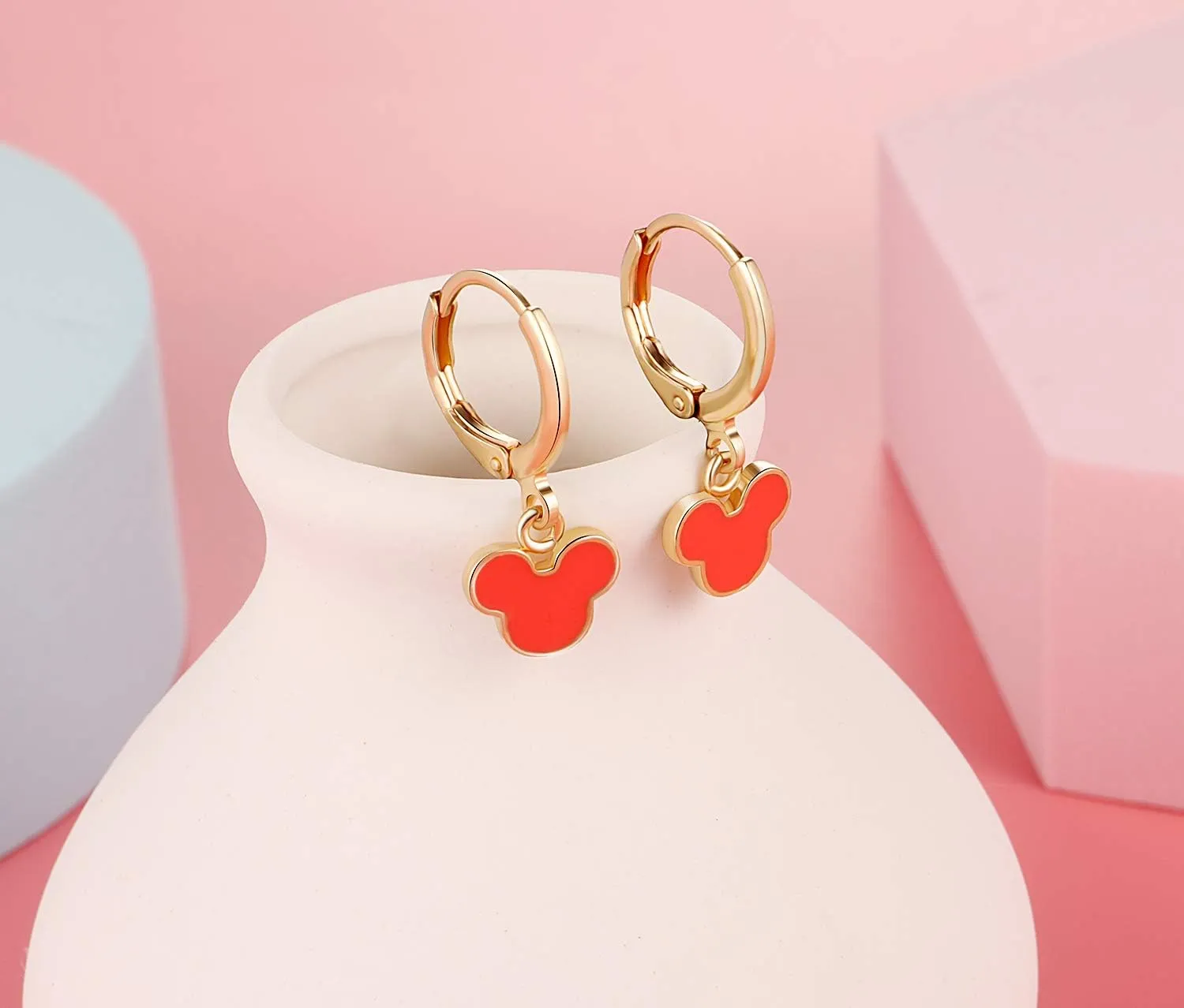 20 Pairs Hypoallergenic Earrings for Girls- Cute Dangle Earrings with Mini Hoop Earrings for Teen Girls