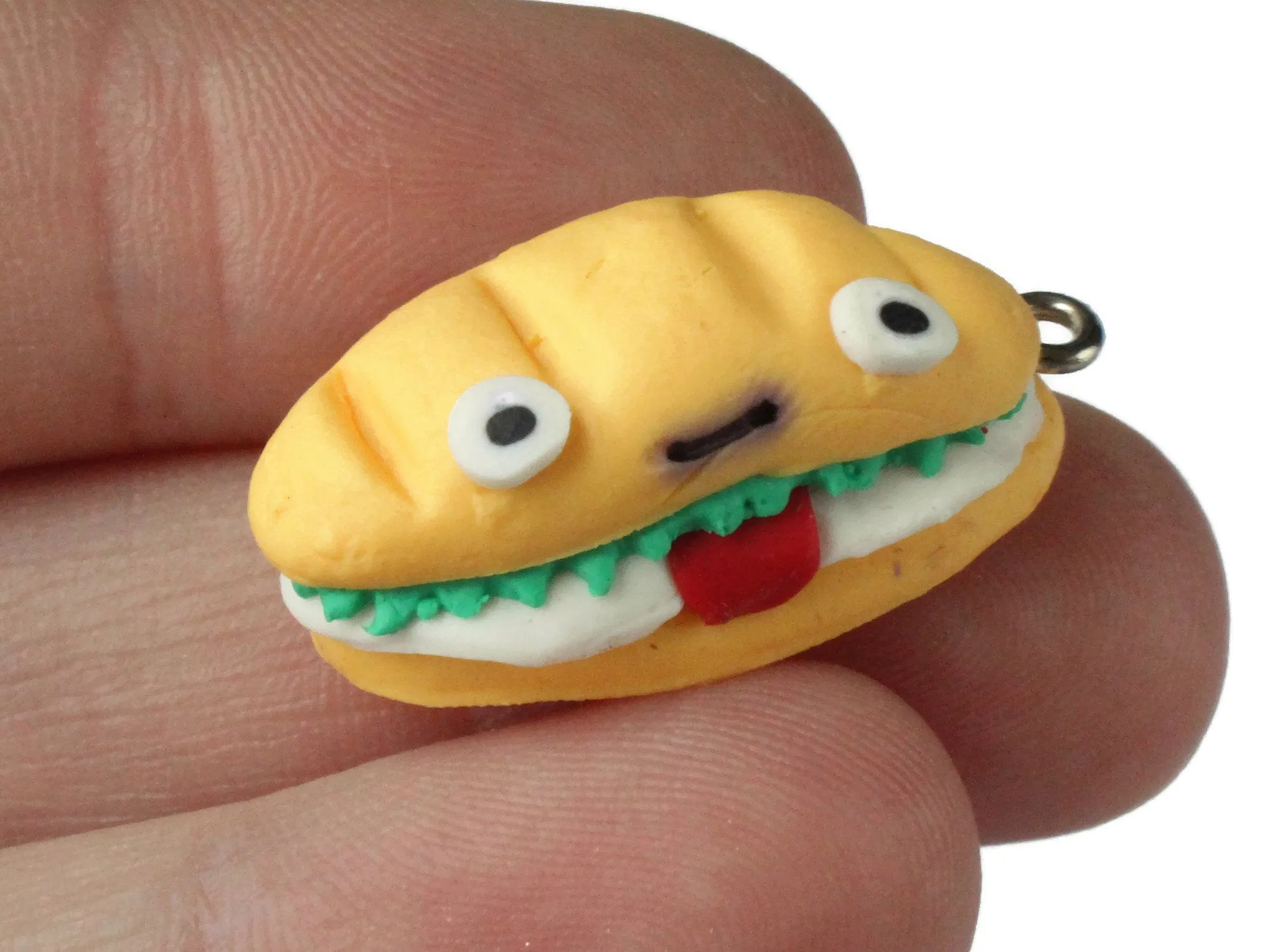 30mm Tasty Sandwich Polymer Clay Charms
