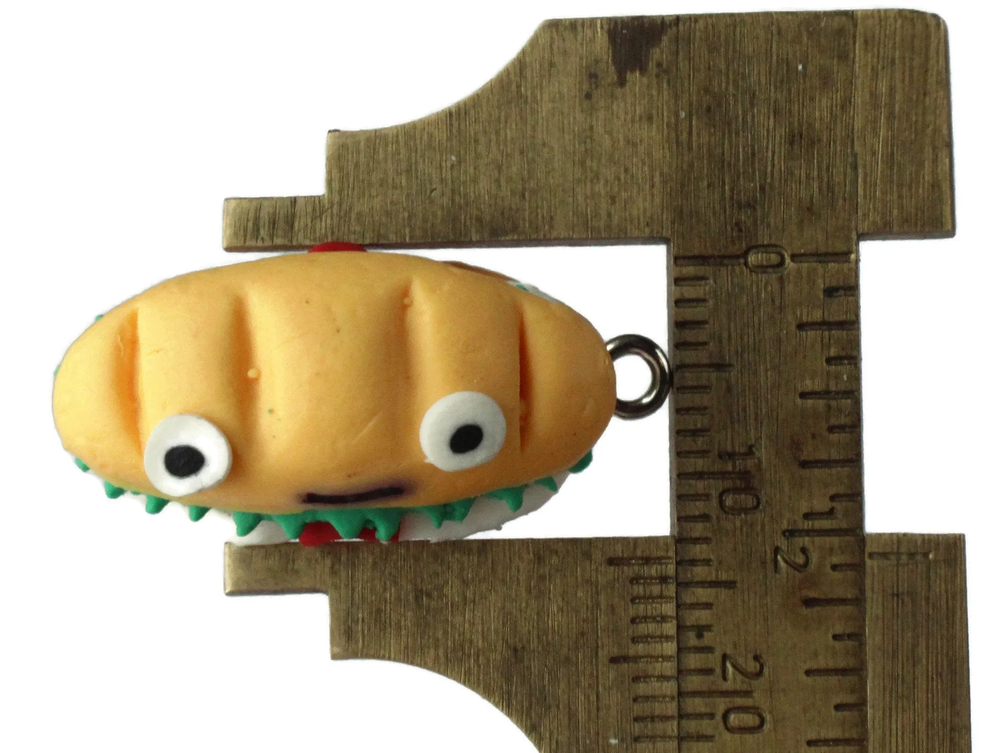 30mm Tasty Sandwich Polymer Clay Charms
