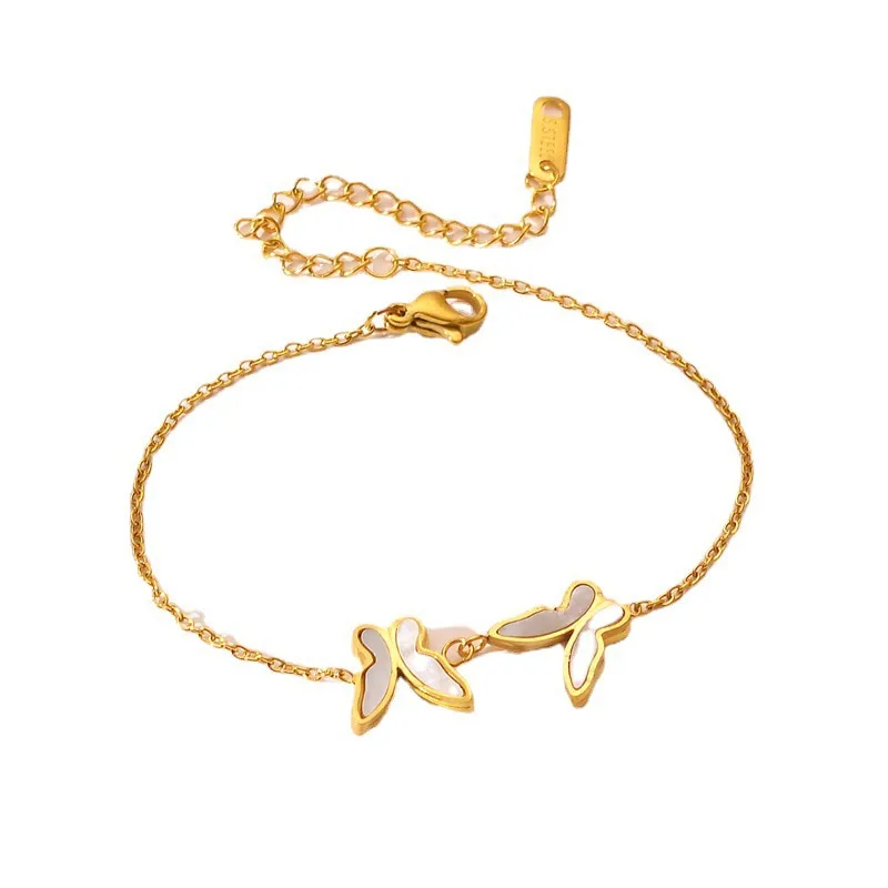 316L Stainless Steel Butterfly Bracelet For Women