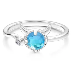Adjustable Stone Ring Fashion Cat Ring Animal Jewelry