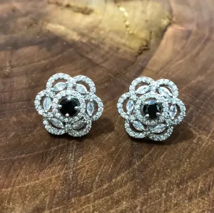 American Diamond Studs with Stone (E753)