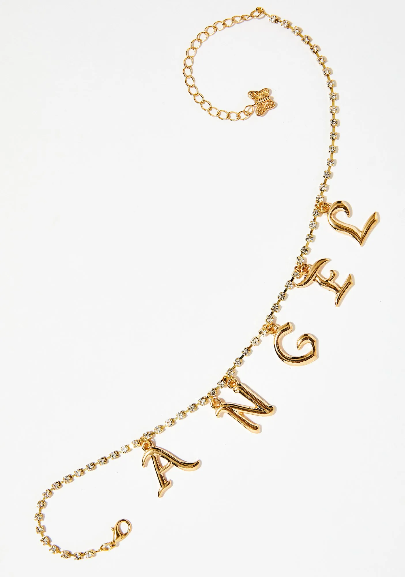 Angel Baby Rhinestone Choker