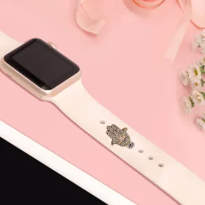 Apple Watch Band Decorative Charms Metal Diamond Hand Decorative Rings Loops