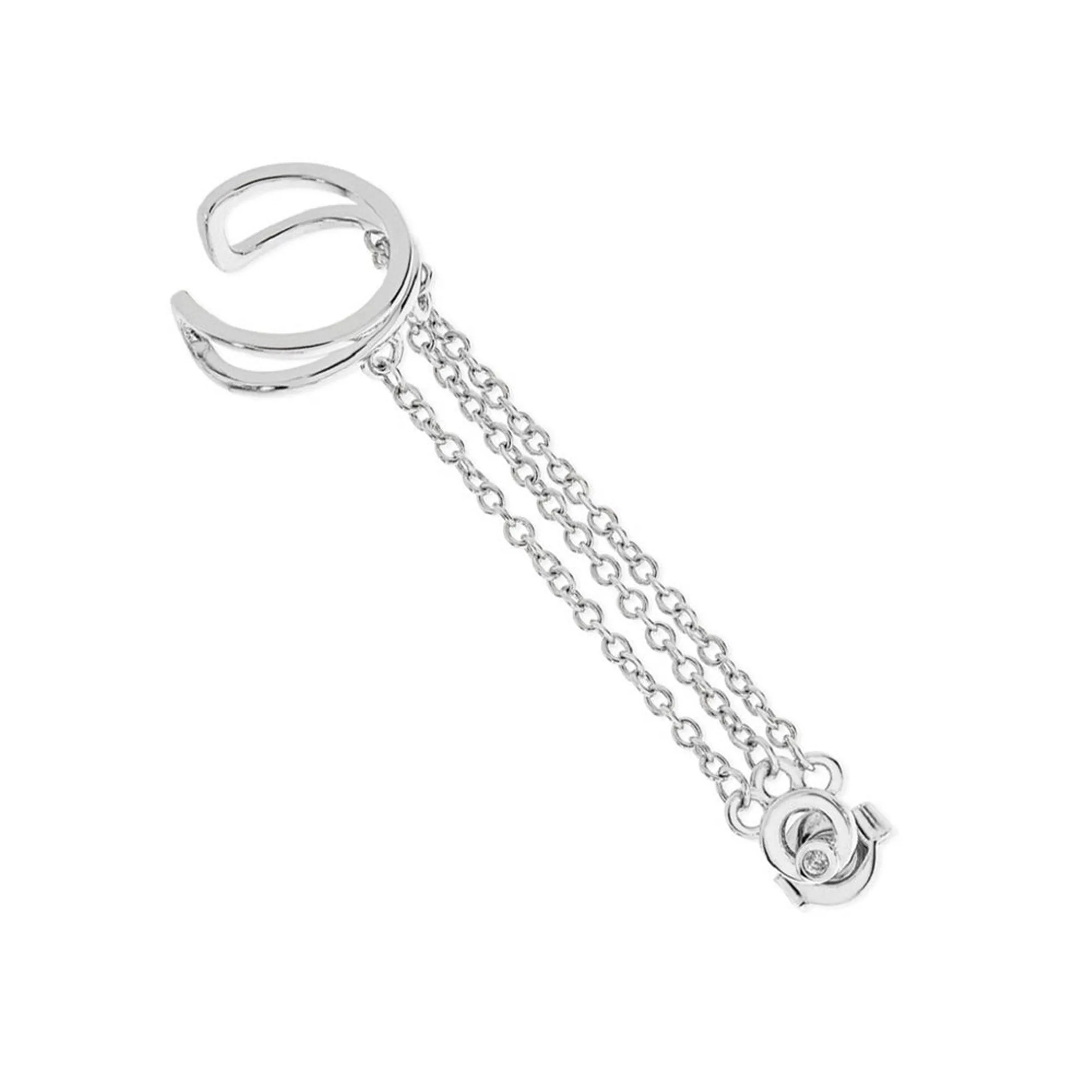 Art Deco Cuff And Stud With Chain