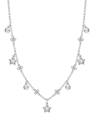 Beach Star Diamond Platinum Necklace