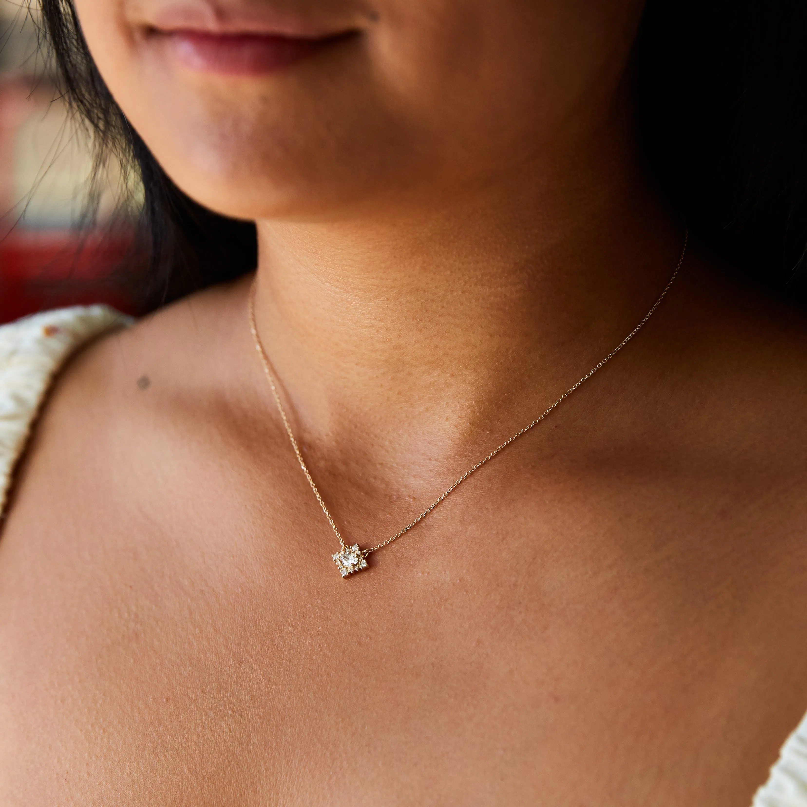 Belle Necklace - Oval Lab-Grown Diamonds
