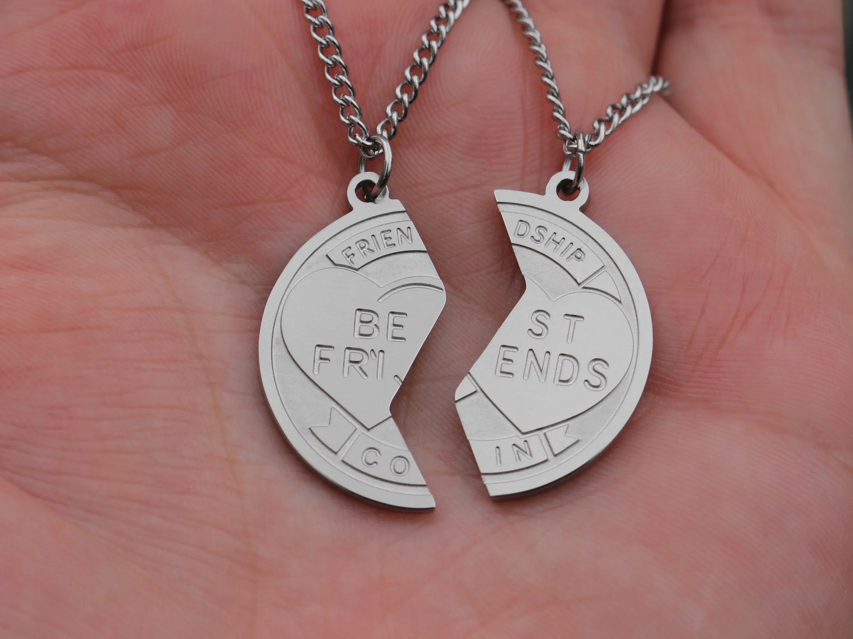Best Friends Coin Necklace Set