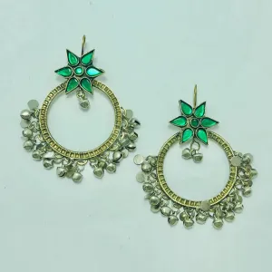 Big Round Hoop Earrings With Bells