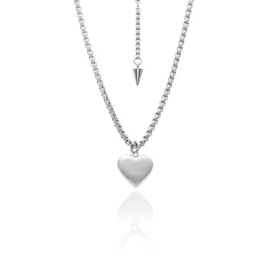 Bisous / Necklace / Silver