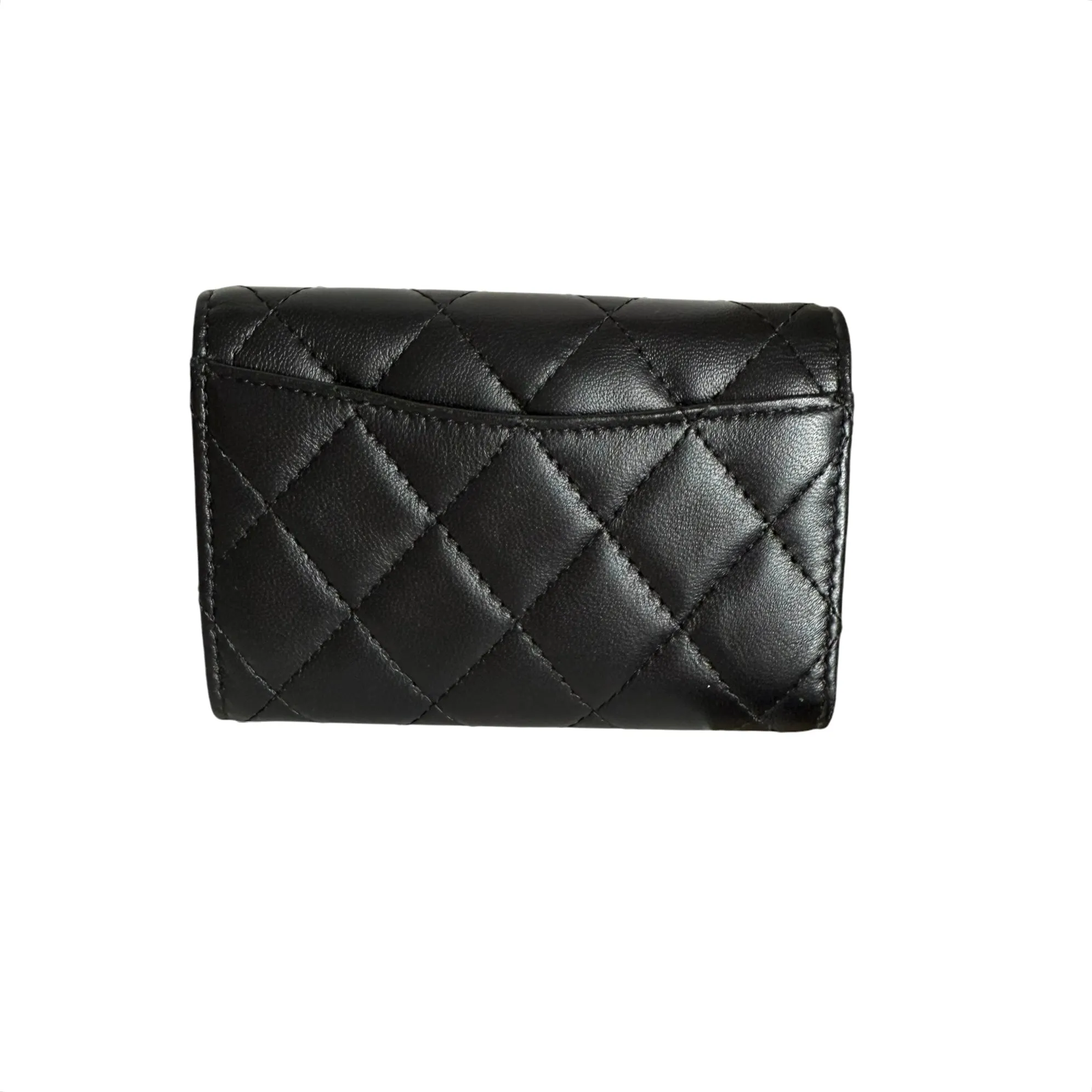 Black Lambskin Key Case