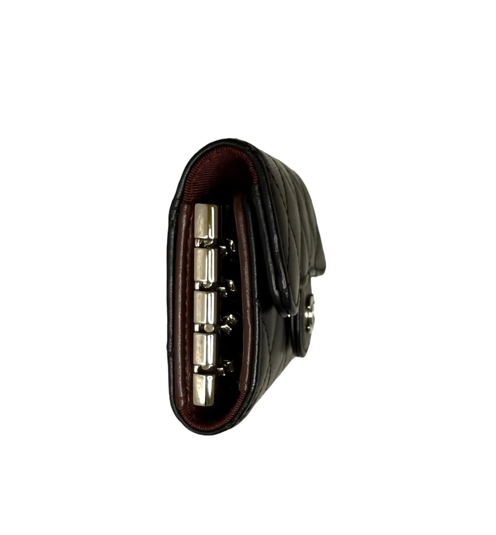 Black Lambskin Key Case