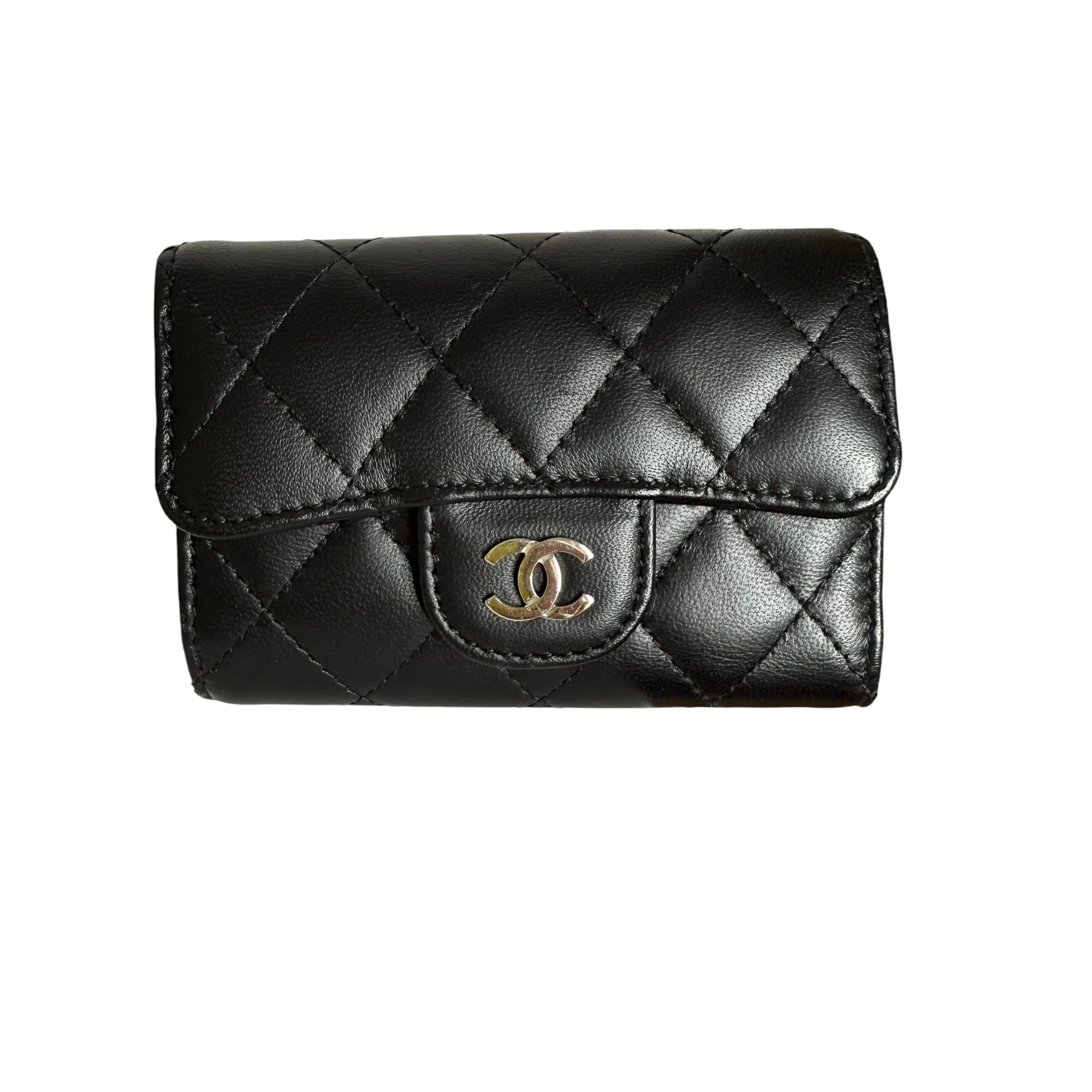 Black Lambskin Key Case