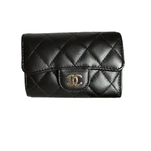 Black Lambskin Key Case