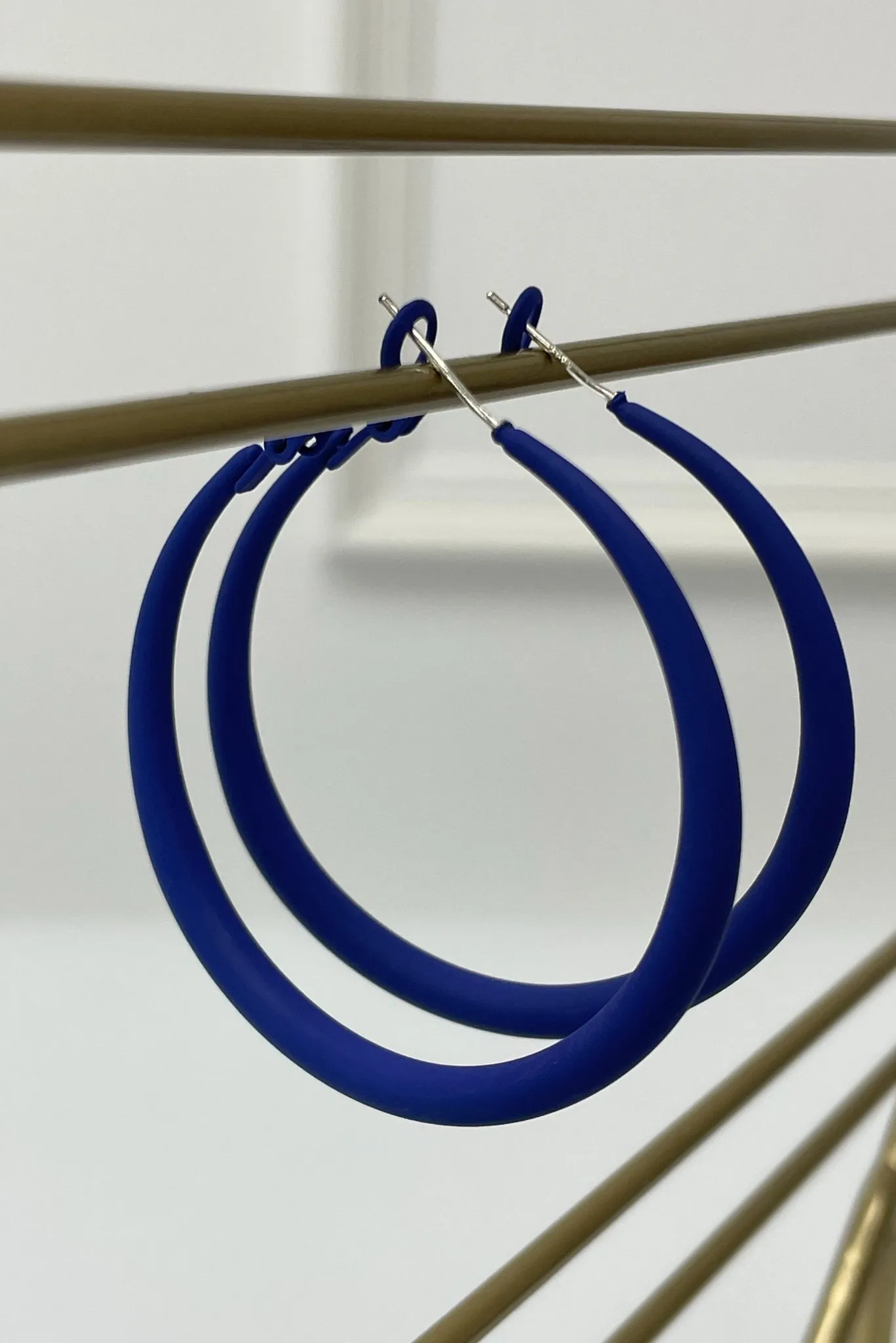 Bluebell Hues Hoop Earrings