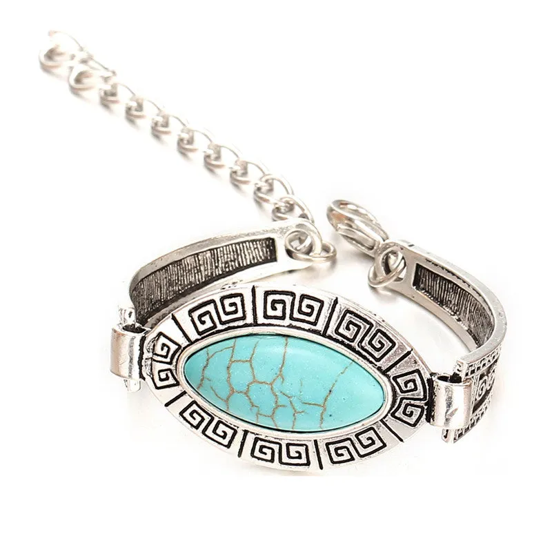 Boho Bohemian Gypsy  Cheap Fashion Jewelry Tibetan Sliver Color  Charm Bangle  bracelet  for men womem