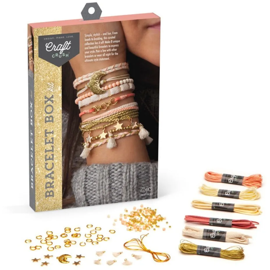 Bracelet Box Kit Gold Craft Crush..@Playmonster