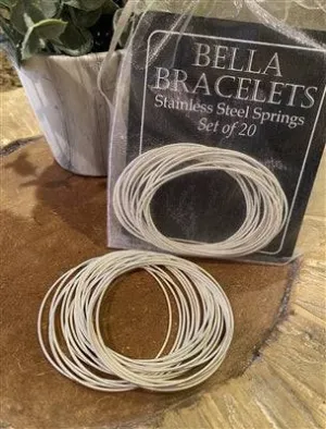 Bracelet  - "Bella Bracelets" - Platinum Silver