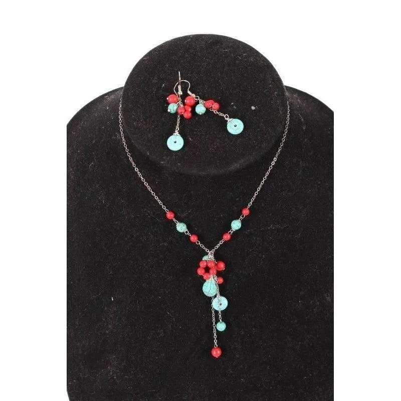 BUNDLE: Sustainably Made Unique Necklace And Earrings 8 Pieces - Thailand