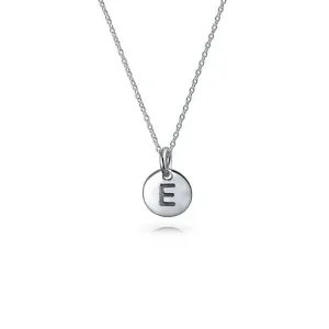 CAI Mini Initial Necklace Silver