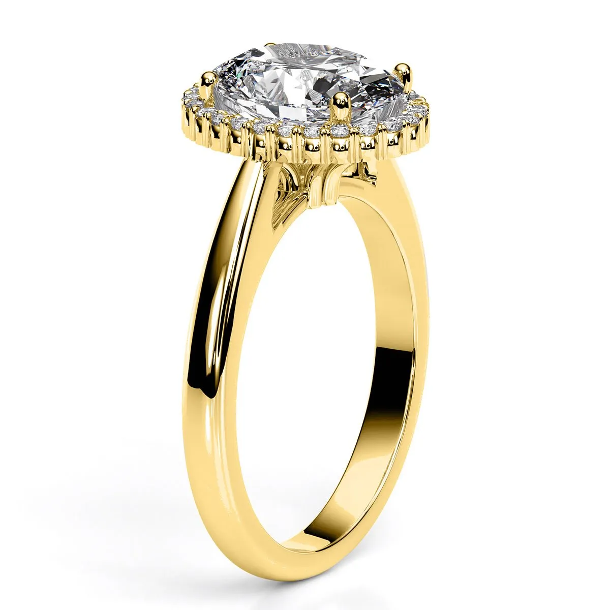 Callalily - Oval Diamond Engagement Ring