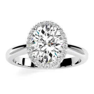 Callalily - Oval Diamond Engagement Ring