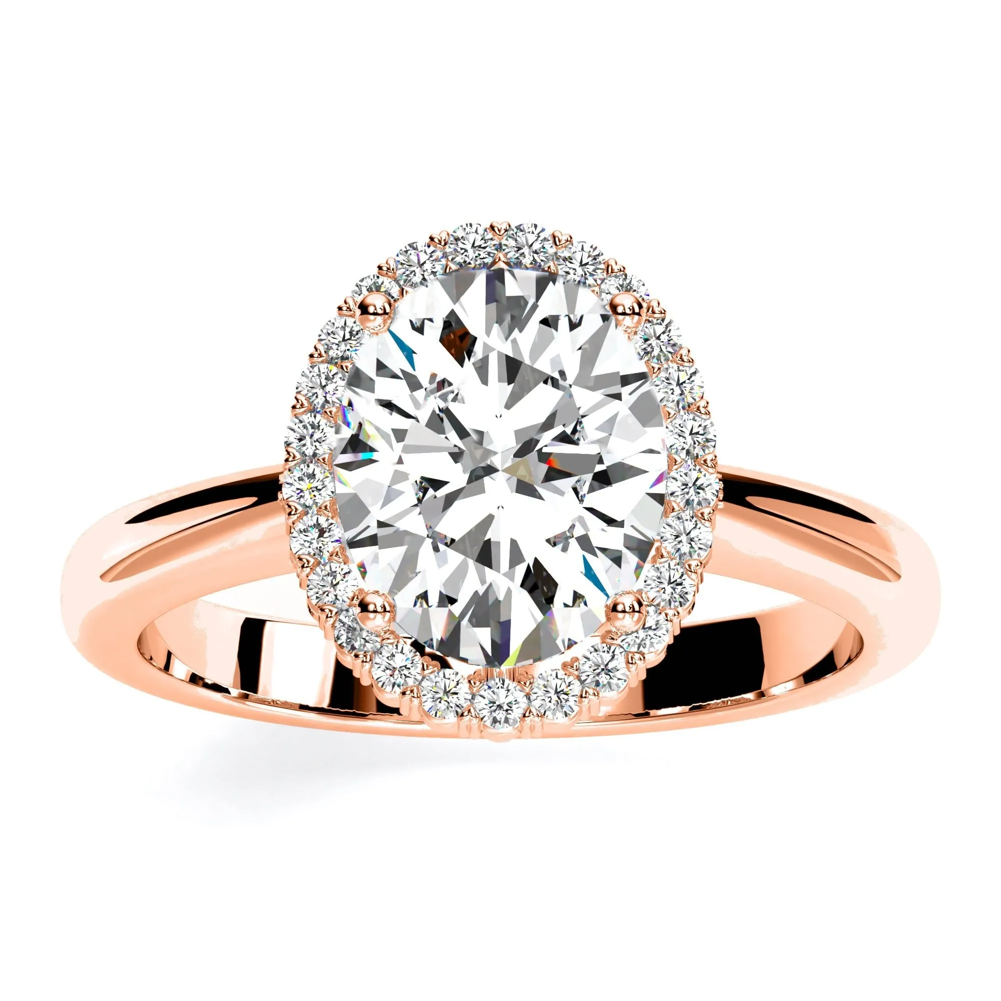 Callalily - Oval Diamond Engagement Ring