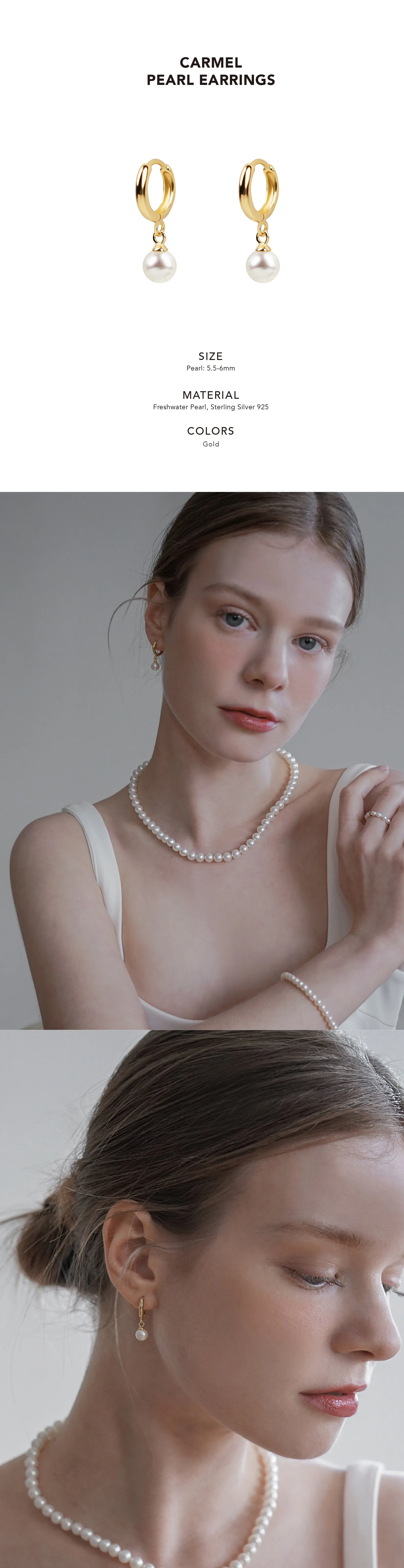 CARMEL PEARL EARRINGS