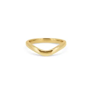 Classic Curved Wedding Ring