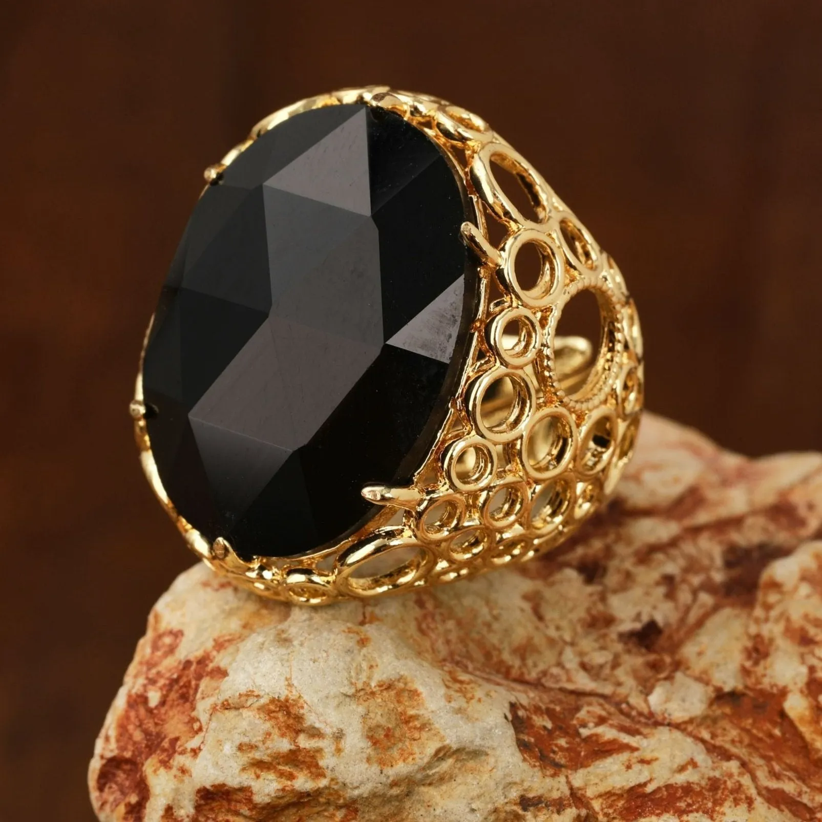 Classic Oval Gemstone Ring