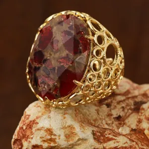 Classic Oval Gemstone Ring