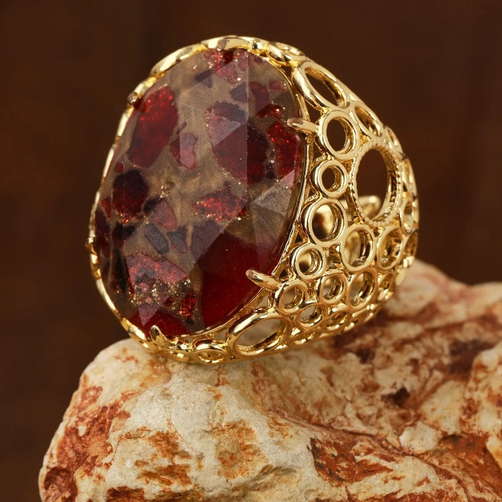 Classic Oval Gemstone Ring