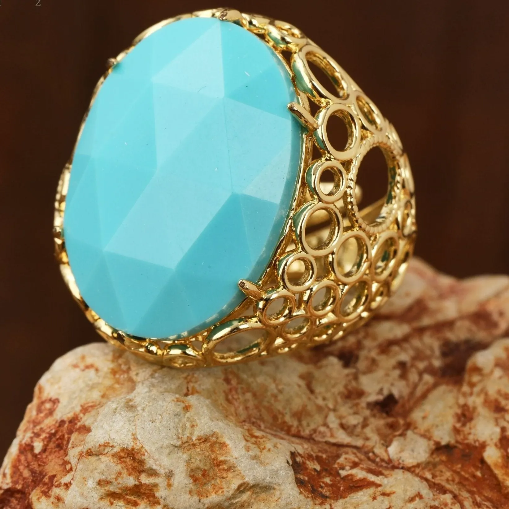 Classic Oval Gemstone Ring