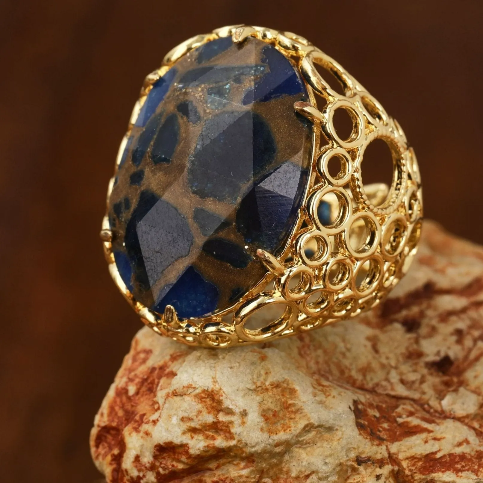 Classic Oval Gemstone Ring