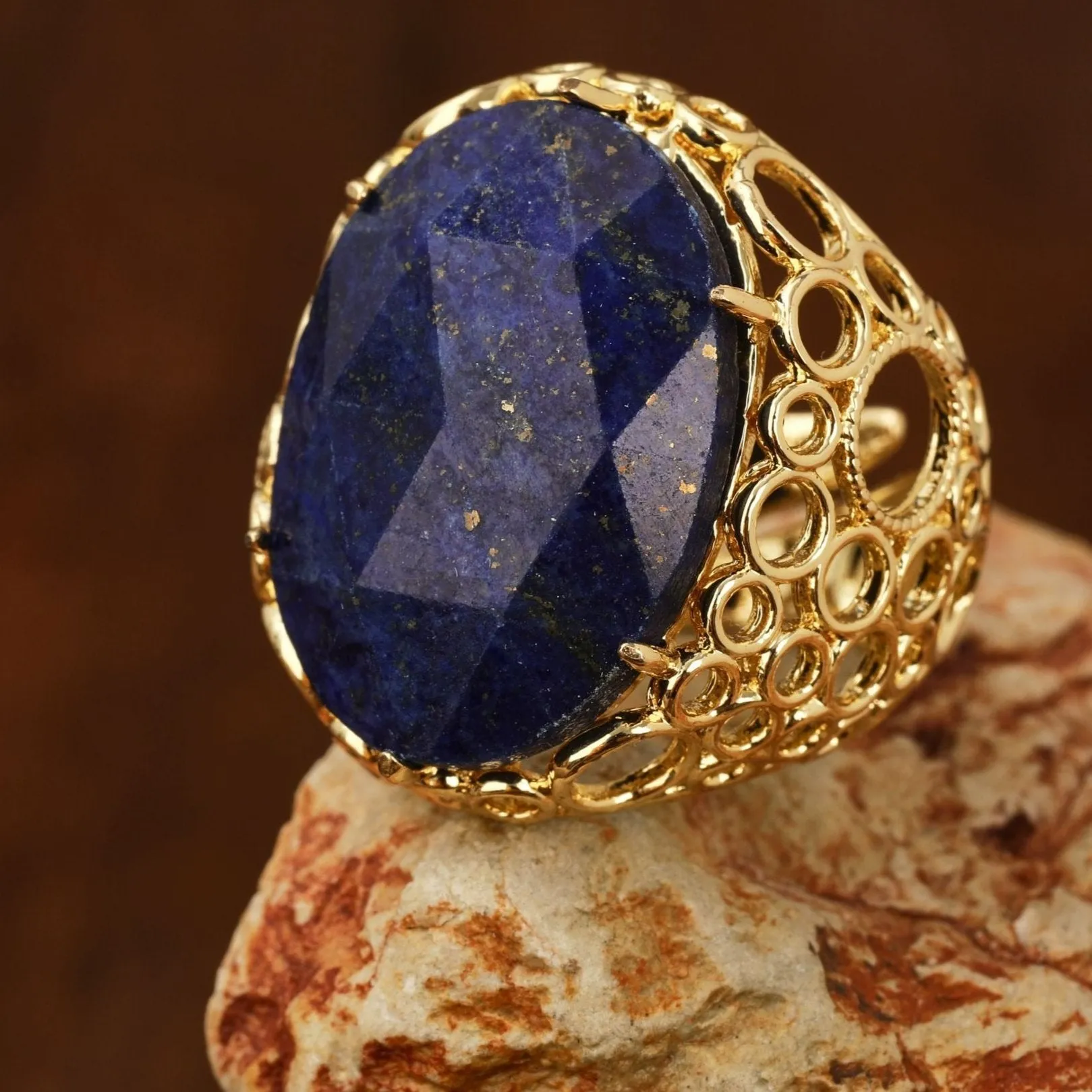 Classic Oval Gemstone Ring