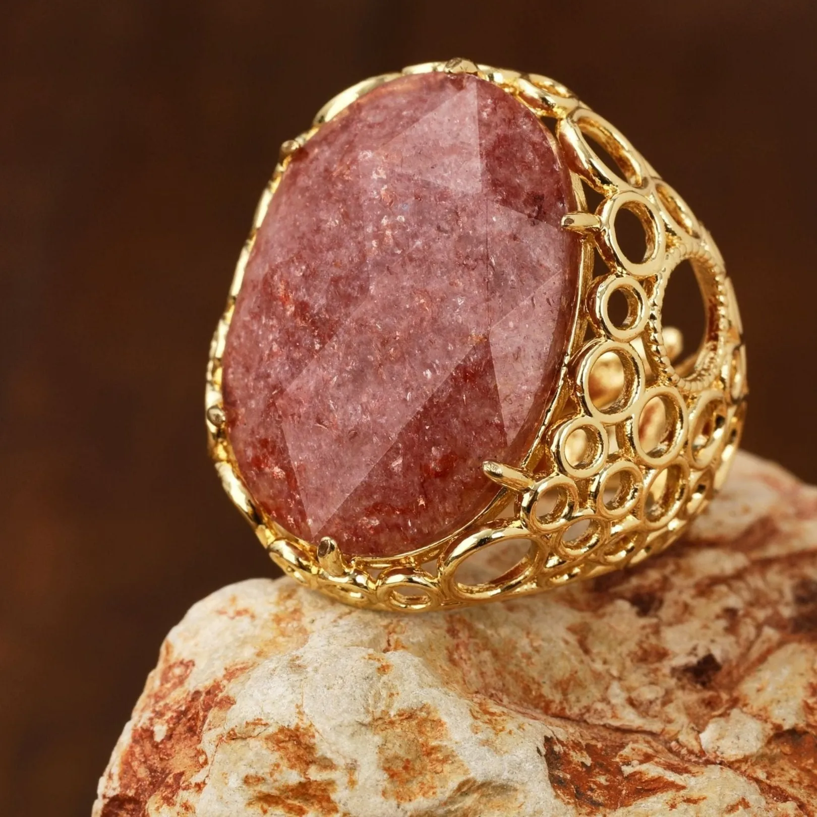Classic Oval Gemstone Ring
